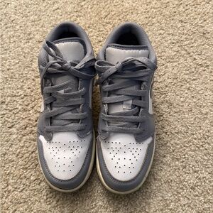 Nike Kids Gray and White Sneakers
